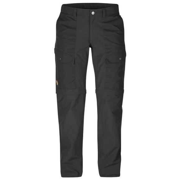 FJALLRAVEN Abisko Hybrid Zip Off Trousers Washed Black Sz 29 $195 {II31} - Picture 1 of 6